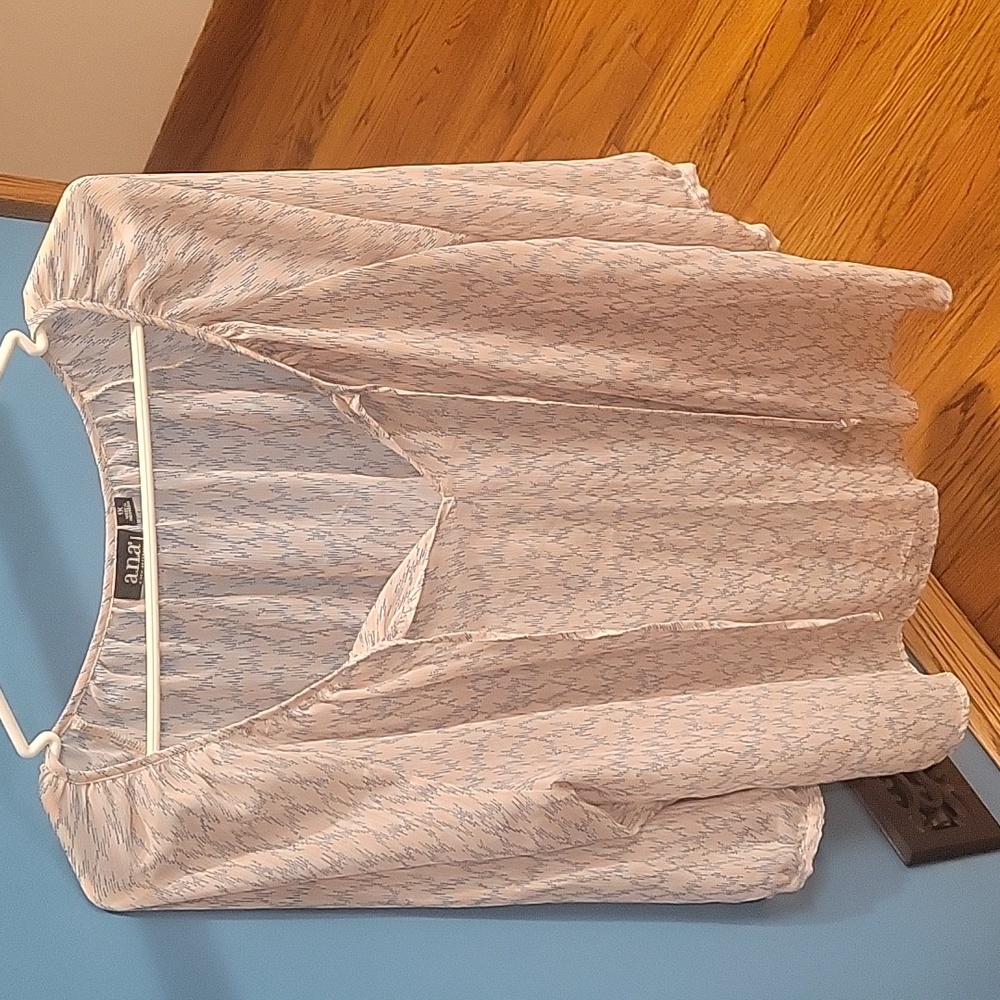 A.N.A woman's multi colored blouse size 1X
